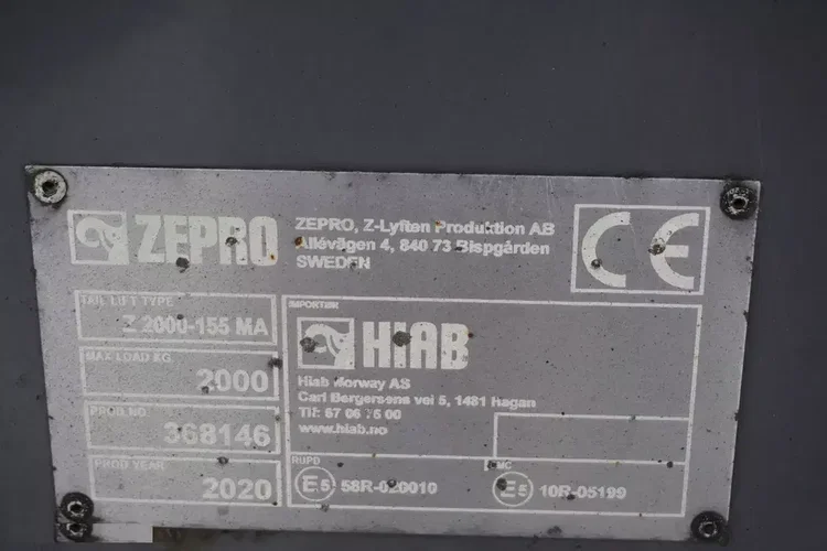 MAN TGM 18.290 4x2 LL / Kontener 18 EPAL / Kab. sypialna / Winda ZEPRO 2 t zdjęcie 11