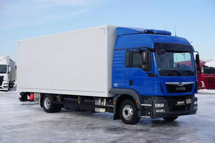 MAN TGM / 15.290 / EURO 6 / KONTENER + WINDA / ŁAD. 7 465 KG / 18 PALET zdjęcie 2