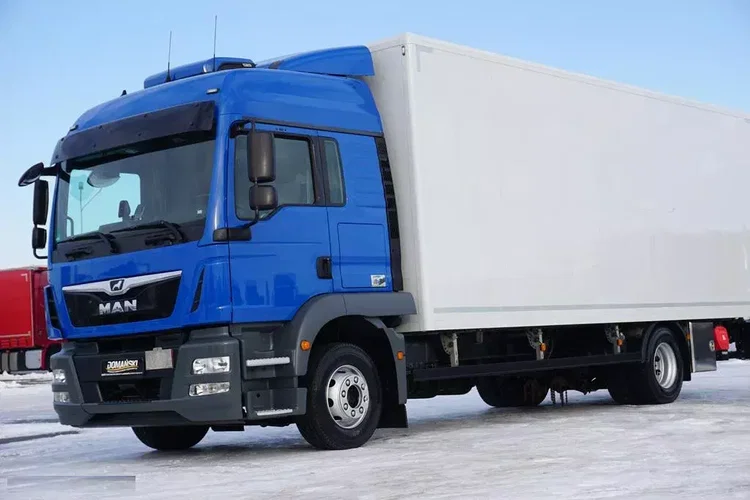 MAN TGM / 15.290 / EURO 6 / KONTENER + WINDA / ŁAD. 7 465 KG / 18 PALET zdjęcie 22
