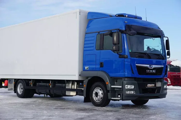 MAN TGM / 15.290 / EURO 6 / KONTENER + WINDA / ŁAD. 7 465 KG / 18 PALET zdjęcie 28