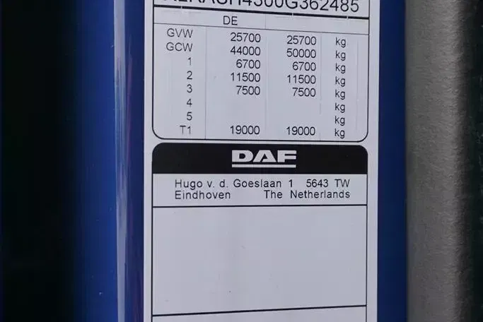 DAF XF / 480 / ACC / EURO 6 / SSC / MEGA / BDF / 7.82 M / RETARDER / OŚ SKRĘTNA zdjęcie 11