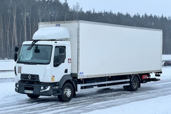 Renault D16 KONTENER 21 Palet, Winda Euro 6 Przebieg Udokumentowany , Winda , Kontener 21 paletowy , Gwarancja E6
