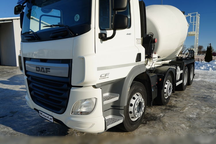DAF CF 440 / 8x4 / BETONOMIESZARKA SCHWING STETTER / GRUSZKA 9 M3 / AUTOMAT / KAMERA / zdjęcie 11