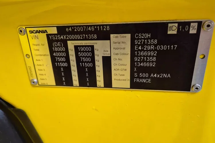 Scania S500 zdjęcie 39