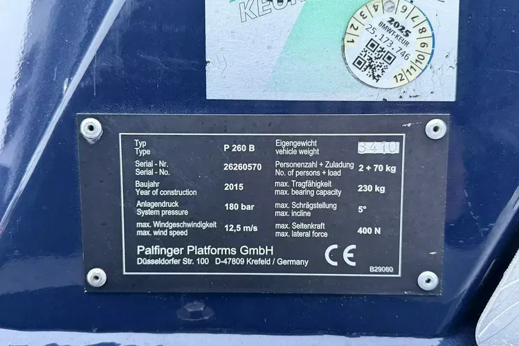 Nissan Cabstar Zwyżka Podnośnik Koszowy PALFINGER P260 B UDT zdjęcie 10