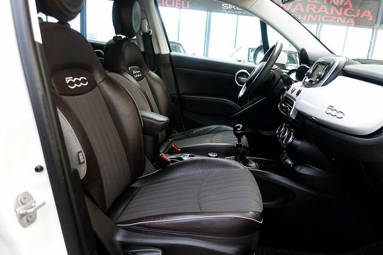 Fiat 500x 1.6Benz+GAZ Skóra+NAVI+PODGRZ.Kier+Fotele+BIXENON KRAJOWY Bezwypadkowy 4x2 zdjęcie 10