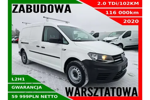Volkswagen Caddy Long 59999zł NETTO 2.0TDi/102KM