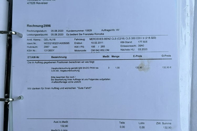Mercedes CLS 350 Wentylowane fotele, Roleta, Bi-Xenon, Pneumat, Navi, Bluetooth zdjęcie 39