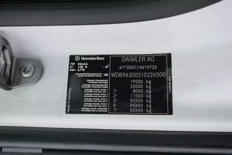 Mercedes ANTOS / 1830 / E 6 / CHŁODNIA + WINDA / 16 PALET / 83 000 KM zdjęcie 11
