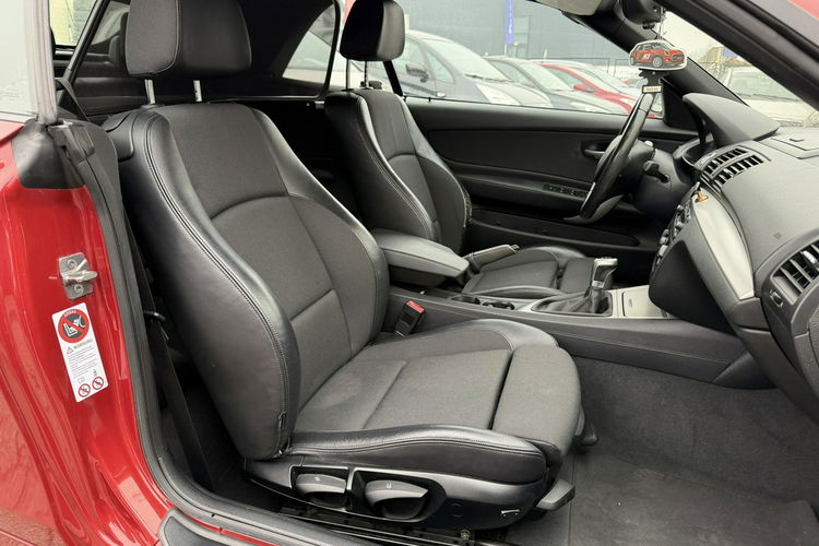 BMW 118 Cabrio, Klimatyzacja, Podgrzewane fotele, Półskóra, Sportsitze zdjęcie 21