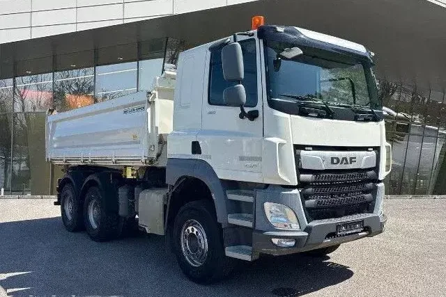 DAF CF 480 6x4 / Meiler Kipper 3-stronny / hydroburta / kab. syp zdjęcie 5
