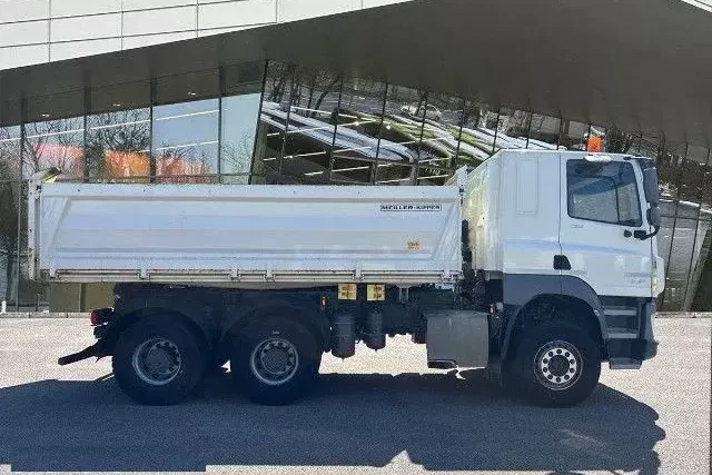 DAF CF 480 6x4 / Meiler Kipper 3-stronny / hydroburta / kab. syp zdjęcie 6