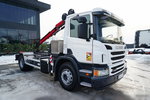 Scania P 250 / 4X2 / SIŁOWNIK DO WYWROTU /  + HDS HMF 635 K2 /  MAX WYSÓW 7 M / STEROWANIE RADIOWE / ROTATOR /  EURO 6  zdjęcie 10