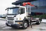 Scania P 250 / 4X2 / SIŁOWNIK DO WYWROTU /  + HDS HMF 635 K2 /  MAX WYSÓW 7 M / STEROWANIE RADIOWE / ROTATOR /  EURO 6  zdjęcie 2