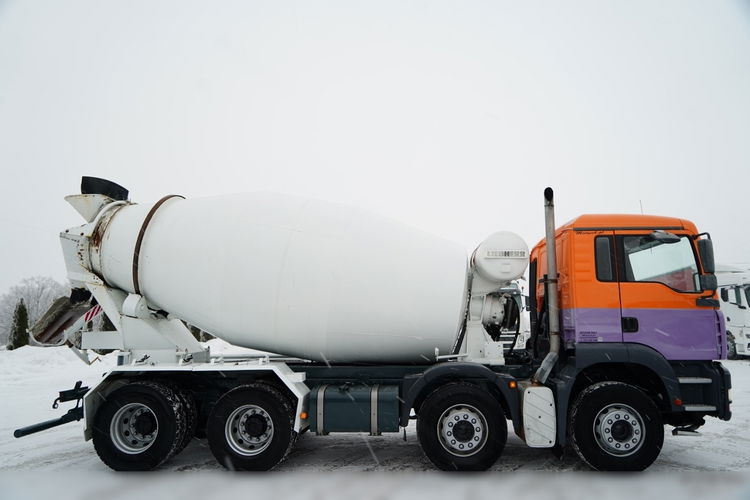 MAN TGA 35. 360 / 8x4 / LIEBHERR 9m3 / BETONOMIESZARKA / GRUSZKA / UAL / BETONIARKA zdjęcie 9