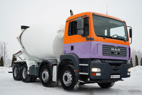 MAN TGA 35. 360 / 8x4 / LIEBHERR 9m3 / BETONOMIESZARKA / GRUSZKA / UAL / BETONIARKA