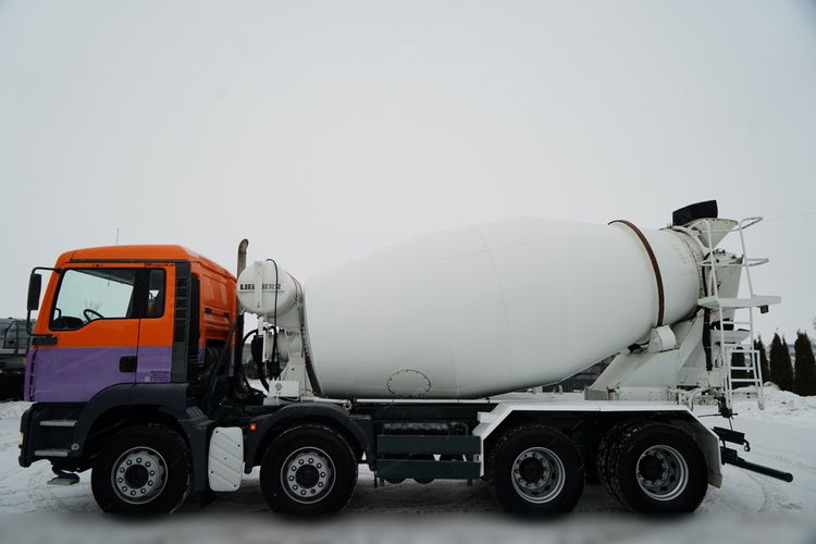 MAN TGA 35. 360 / 8x4 / LIEBHERR 9m3 / BETONOMIESZARKA / GRUSZKA / UAL / BETONIARKA zdjęcie 6