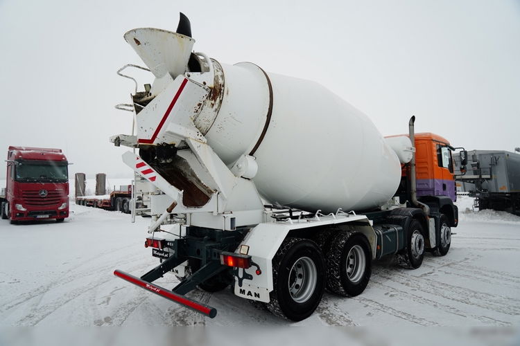 MAN TGA 35. 360 / 8x4 / LIEBHERR 9m3 / BETONOMIESZARKA / GRUSZKA / UAL / BETONIARKA zdjęcie 8