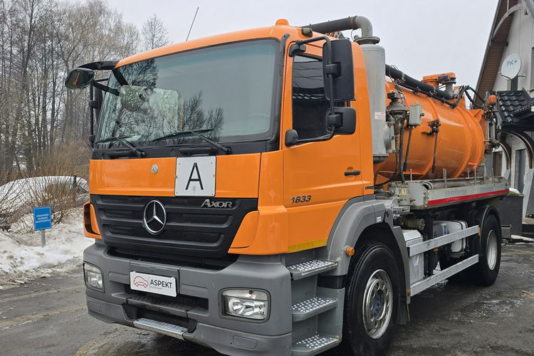 Mercedes AXOR 4X2 / WUKO Asenizacyjny FFG Elegant WUKO do zbierania odpadów / czyszczenia kanalizacji FFG zdjęcie 7