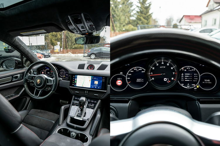 Porsche Cayenne GTS 4.0 V8 460KM / Black Edition / Sport Design / Carbon / Konwersja EU Fv zdjęcie 47