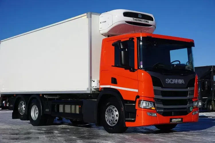 Scania / P 370 / E 6 / CHŁODNIA + WINDA / 18 PALET / RETARDER / OŚ SKRĘTNA zdjęcie 22