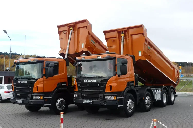 Scania P410 8x4 / WYWROTKA TYLNO ZSYPOWA / ALUFELGI / MANUAL / zdjęcie 32