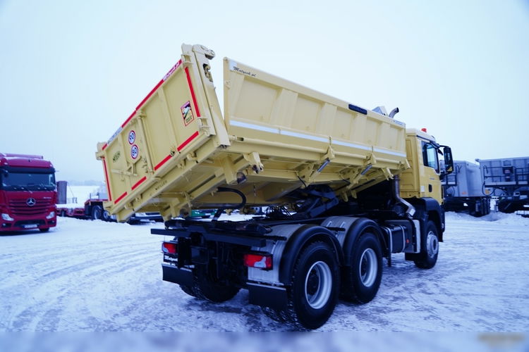 MAN TGS 33.440 / 6X4 / 3 STRONNA WYWROTKA / 2x HYDROBURTA / MEILLER KIPPER / UAL zdjęcie 9