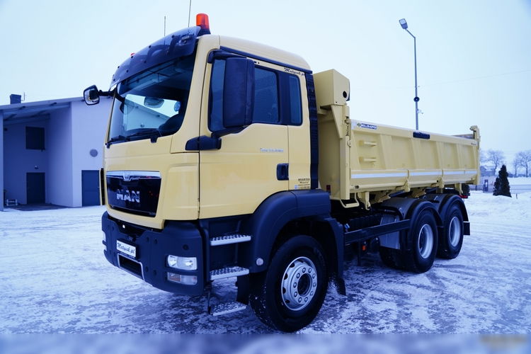 MAN TGS 33.440 / 6X4 / 3 STRONNA WYWROTKA / 2x HYDROBURTA / MEILLER KIPPER / UAL zdjęcie 11
