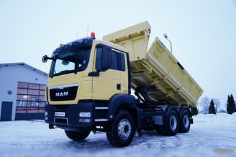 MAN TGS 33.440 / 6X4 / 3 STRONNA WYWROTKA / 2x HYDROBURTA / MEILLER KIPPER / UAL