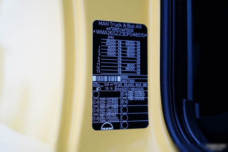MAN TGS 33.440 / 6X4 / 3 STRONNA WYWROTKA / 2x HYDROBURTA / MEILLER KIPPER / UAL zdjęcie 46