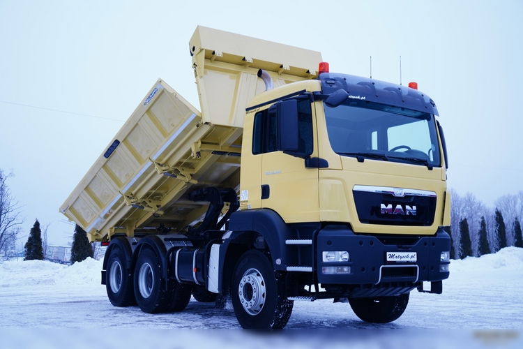 MAN TGS 33.440 / 6X4 / 3 STRONNA WYWROTKA / 2x HYDROBURTA / MEILLER KIPPER / UAL zdjęcie 5
