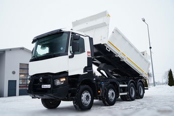 Renault K 430 / 8x4 / WYWROTKA 2 STRONNA / HYDROKALPA /  HYDROBURTA / BORDMATIC / EURO 6 / 