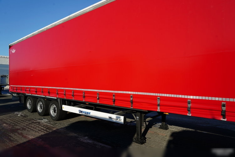 Krone FIRANKA / MEGA / 2x OŚ PODNOSZONA /  DACH PODNOSZONY / LOW DECK / zdjęcie 9