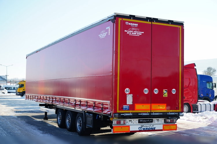 Krone FIRANKA / MEGA / 2x OŚ PODNOSZONA /  DACH PODNOSZONY / LOW DECK / zdjęcie 6