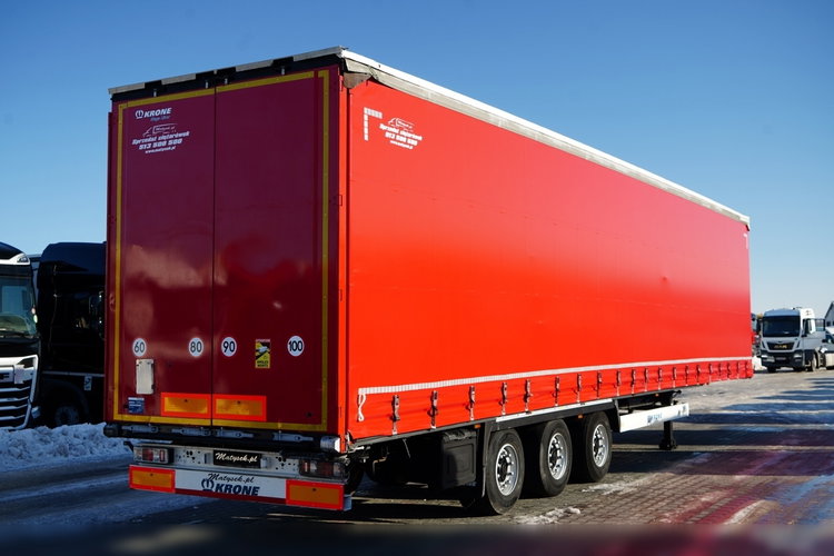 Krone FIRANKA / MEGA / 2x OŚ PODNOSZONA /  DACH PODNOSZONY / LOW DECK / zdjęcie 7