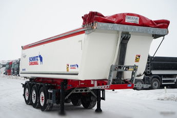 Schmitz WYWROTKA / 27 m3 / ALUMINIOWA / OŚ PODNOSZONA / 5 300 KG /  ALUFELGI 