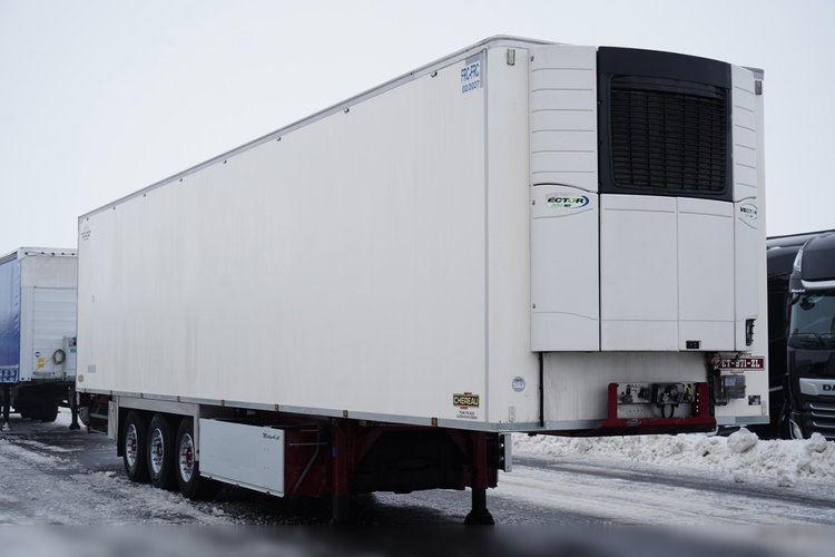 CHEREAU / CHŁODNIA / CARRIER VECTOR 1950 MT / MULTITEMPERATURA  / OŚ PODNOSZONA / SAF / KOSZ NA PALETY zdjęcie 8