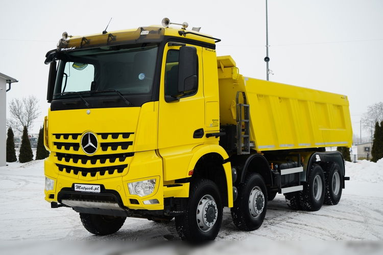 Mercedes -BENZ AROCS 4151 / 8X8 / WYWROTKA TYLNOZSYPOWA / HYDROKLAPA / 6 M / AUTOMAT / EURO 6 zdjęcie 11