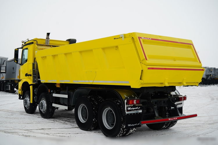 Mercedes -BENZ AROCS 4151 / 8X8 / WYWROTKA TYLNOZSYPOWA / HYDROKLAPA / 6 M / AUTOMAT / EURO 6 zdjęcie 13