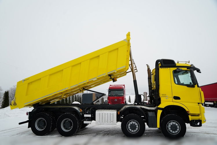 Mercedes -BENZ AROCS 4151 / 8X8 / WYWROTKA TYLNOZSYPOWA / HYDROKLAPA / 6 M / AUTOMAT / EURO 6 zdjęcie 6