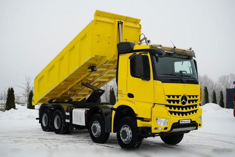Mercedes -BENZ AROCS 4151 / 8X8 / WYWROTKA TYLNOZSYPOWA / HYDROKLAPA / 6 M / AUTOMAT / EURO 6 zdjęcie 8