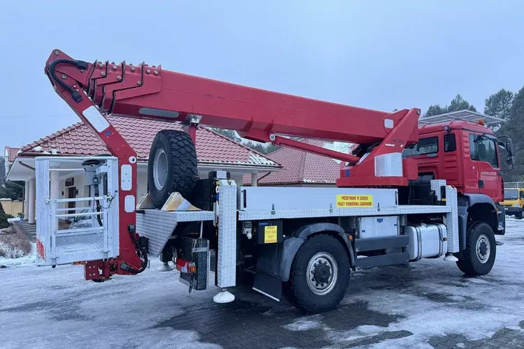 MAN TGA 18.320 4x4 Zwyżka WUMAG WT 350 Podnośnik Koszowy zdjęcie 14