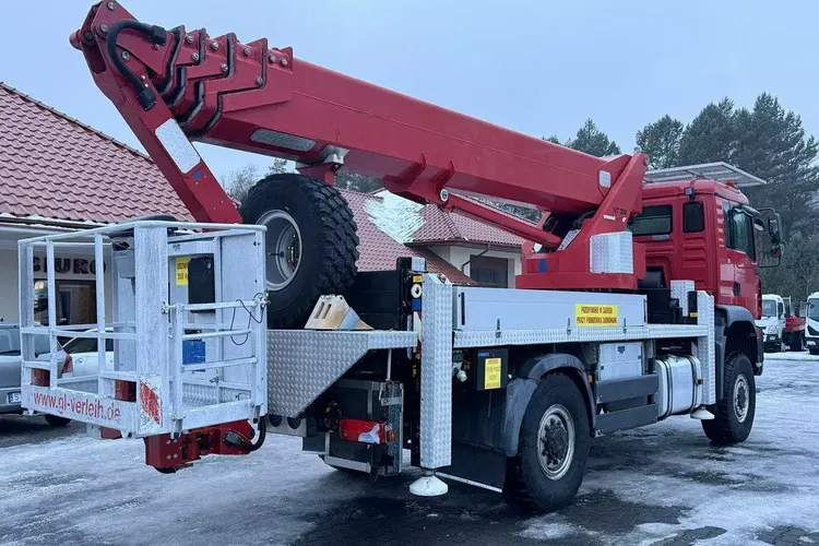 MAN TGA 18.320 4x4 Zwyżka WUMAG WT 350 Podnośnik Koszowy zdjęcie 19