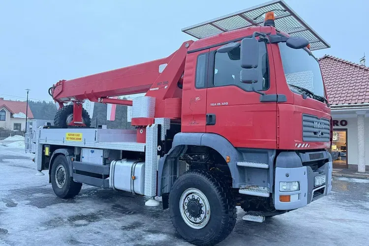 MAN TGA 18.320 4x4 Zwyżka WUMAG WT 350 Podnośnik Koszowy zdjęcie 5