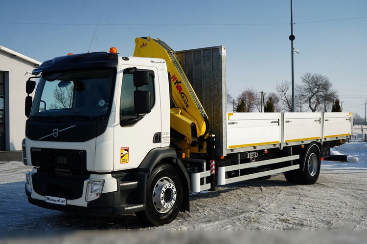 Volvo FL 280 / 4X2 / SKRZYNIOWY 7.3 M / HDS  HYVA / PILOT / WIDŁY DO PALET  / ROTATOR / EURO 6  zdjęcie 9