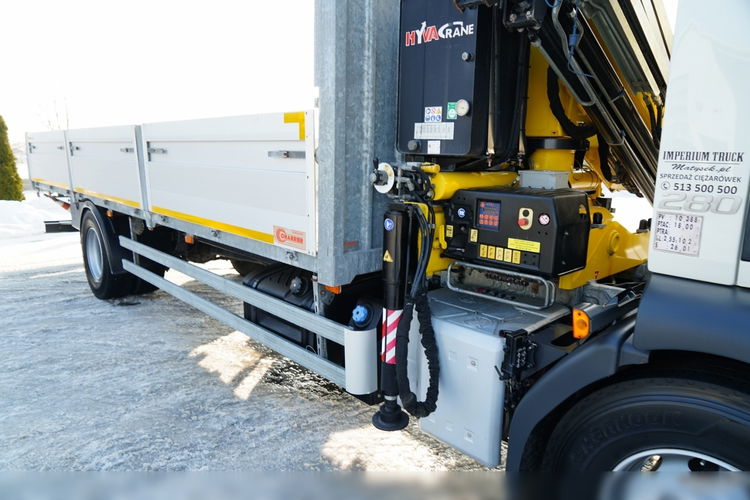 Volvo FL 280 / 4X2 / SKRZYNIOWY 7.3 M / HDS  HYVA / PILOT / WIDŁY DO PALET  / ROTATOR / EURO 6  zdjęcie 23