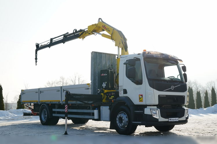 Volvo FL 280 / 4X2 / SKRZYNIOWY 7.3 M / HDS  HYVA / PILOT / WIDŁY DO PALET  / ROTATOR / EURO 6  zdjęcie 7