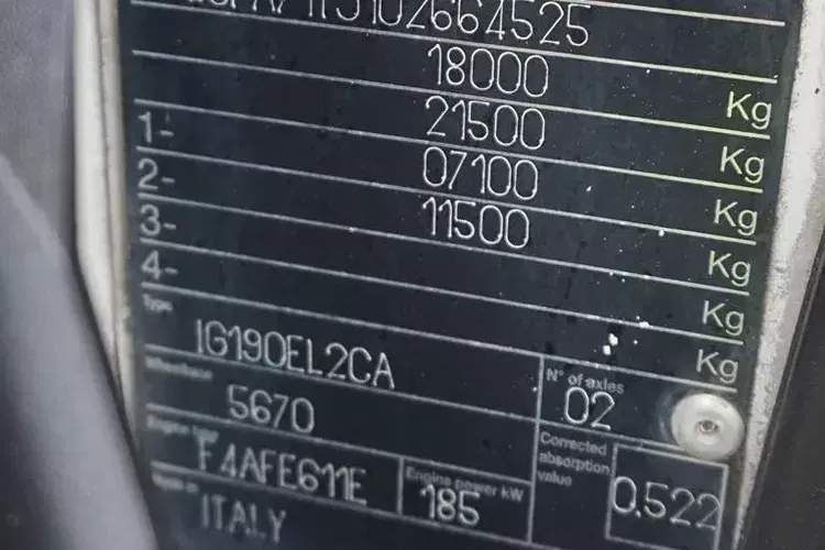 Iveco EUROCARGO / 180-250 / SKRZYNIOWY + HDS / HYVA HC - 153 / ROTATOR / PILOT zdjęcie 11