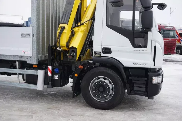 Iveco EUROCARGO / 180-250 / SKRZYNIOWY + HDS / HYVA HC - 153 / ROTATOR / PILOT zdjęcie 18