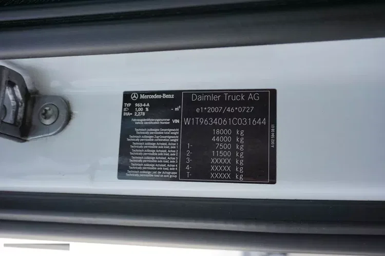 Mercedes / ACTROS / 1851 / E 6 / MP 5 / ACC / MEGA / LOW DECK / RETARDER / BIG SPACE zdjęcie 11